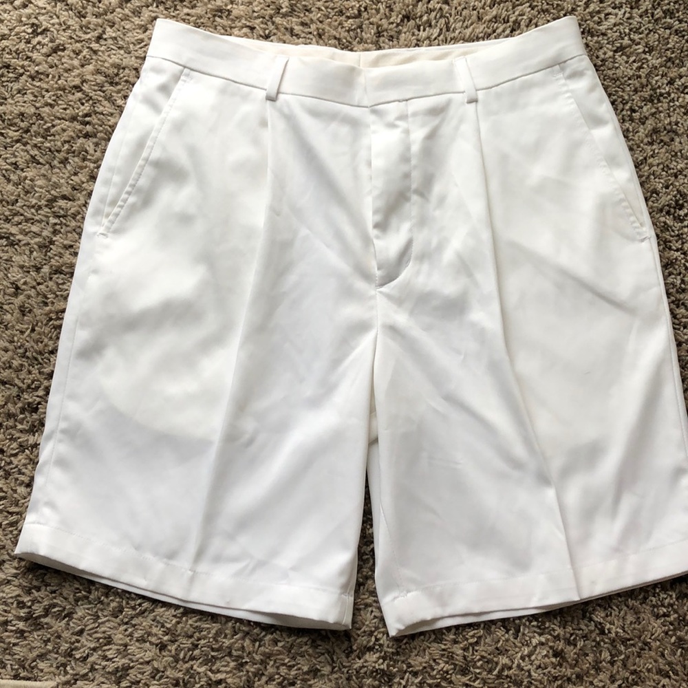White Golf Shorts